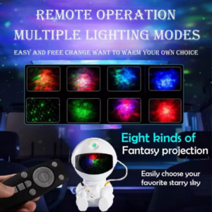 Star Projector Galaxy Night Light Astronaut Space Projector