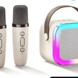 Karaoke Machine for Kids Adults, Portable Bluetooth Mini Karaoke Microphone